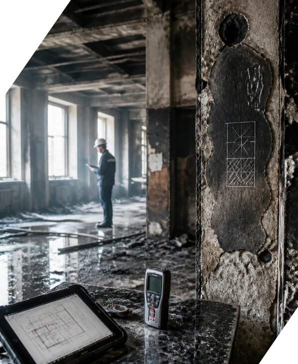 Обследование зданий после пожара в Беслане от 15189 р. | ЭкспертизаРоссия