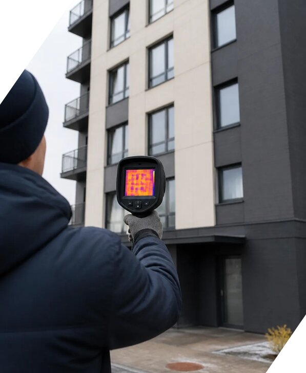 Тепловизионное обследование зданий в Беслане от 5063 р. | ЭкспертизаРоссия