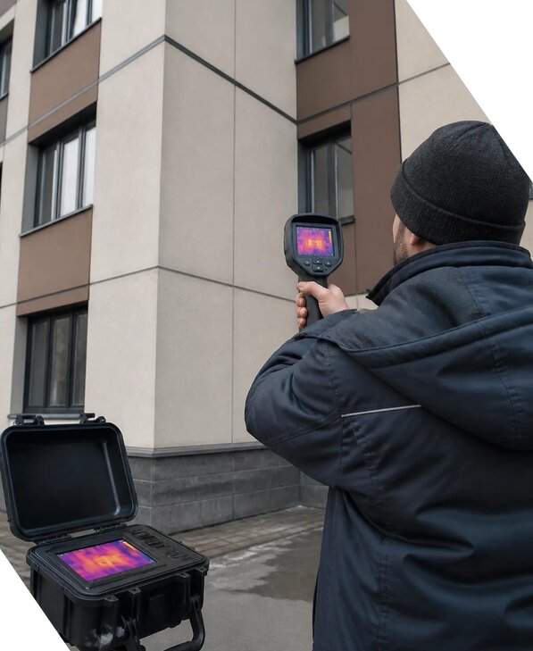 Тепловизионное обследование зданий и сооружений в Беслане